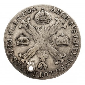 Austria, Niderlandy, Franciszek II, 1/2 talara 1795 C, Praga (2)