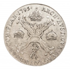 Austria, Niderlandy, Franciszek II, 1/2 talara 1795 C, Praga (1)