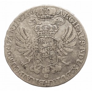 Austria, Niderlandy, Maria Teresa, 1/2 talara 1756, Bruksela