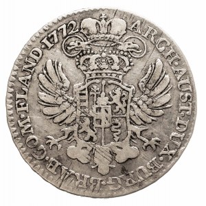 Austria, Niderlandy, Maria Teresa, 1/2 talara 1772, Bruksela (1)