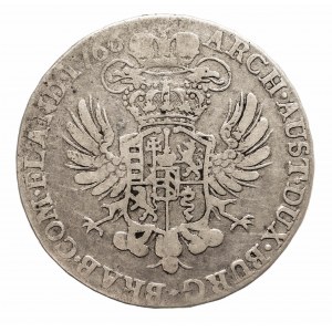Austria, Niderlandy, Maria Teresa, 1/2 talara 1766, Bruksela