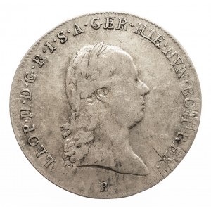 Austria, Niderlandy, Leopold II, 1/4 talara 1791 B, Kremnica