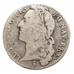 Francja, Ludwik XV, 1/2 ecu 1748 W, Lille