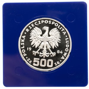 Polska, PRL 1944-1989, 500 złotych 1984, ŁABĘDŹ