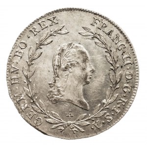 Austria, Franciszek II 1792 - 1806, 20 krajcarów 1793 A, Wiedeń.