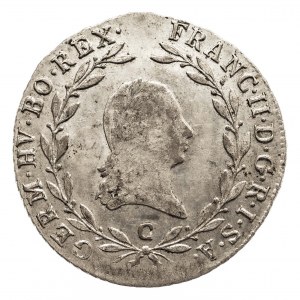 Austria, Franciszek II 1792 - 1806, 20 krajcarów 1803 C, Praga.