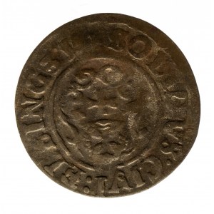 Polska, Gustaw II Adolf 1617–1632, okupacja szwedzka, miasto Elbląg, szeląg 1631, Elbląg