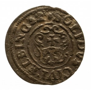 Polska, Gustaw II Adolf 1617–1632, okupacja szwedzka, miasto Elbląg, szeląg 1633, Elbląg