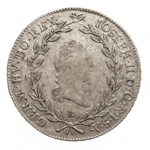 Austria, Józef II 1765 - 1790, 20 krajcarów 1785 B, Kremnica.