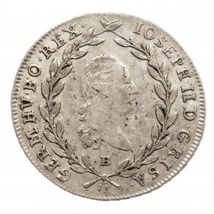 Austria, Józef II 1765 - 1790, 20 krajcarów 1784 B, Kremnica.