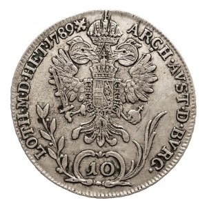 Austria, Józef II 1765 - 1790, 10 krajcarów 1789 B, Kremnica.