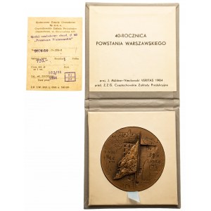 Medal 40 Rocznica Powstania Warszawskiego 1984