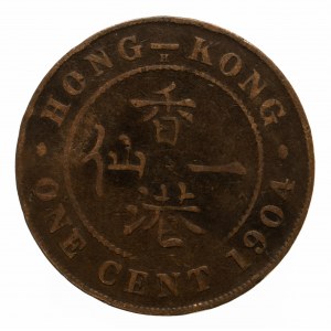 Hong Kong, Edward VII (1901–1910), cent 1904 H, Birmingham