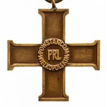 Wielkopolski Krzyż Powstańczy ze wstążką + miniatura + legitymacja