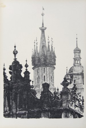Jan Kanty Gumowski (1883-1946), Fragment krużganku Zamku król. Na Wawelu