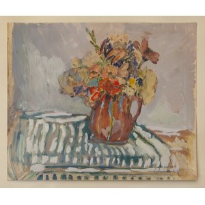Leon MICHALSKI (1911-1989), Flowers in a clay jug