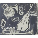 Ewa KULESZA (ur. 1937), Martwa natura muzyczna, 1962
