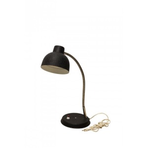 Lampka na biurko czarna metalowa czarna 