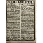 KURIER WARSZAWSKI Rok 1855