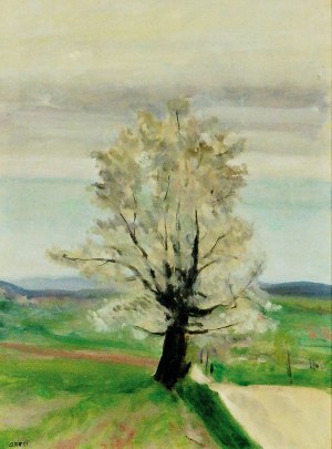 Aneri Irena Weissowa (1888-1981), Pejzaż z drzewem