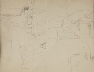 Jacek Malczewski (1854-1929), Szkice pejzażowe z drzewami, XII 1904