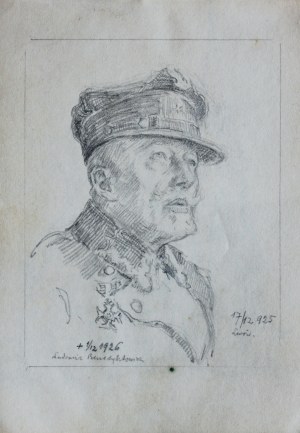Józef Pieniążek (1888-1953), Portret ułana, Ludomira Benedyktowicza, 1925