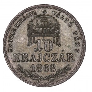 House of Habsburg - Franz Joseph (1848-1916) 10 Kreuzer