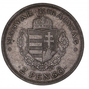 Hungarian Kingdom – 1935 Rakoczi Ferenc 2 Pengo
