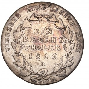 Prussia. Friedrich Wilhelm III Taler 1816 B