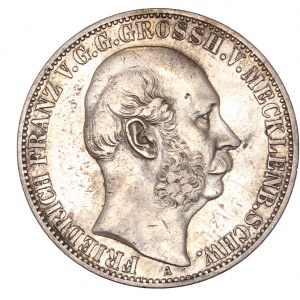 Friedrich Franz II. 1842-1883, Berlin.Vereinstaler 1867 A
