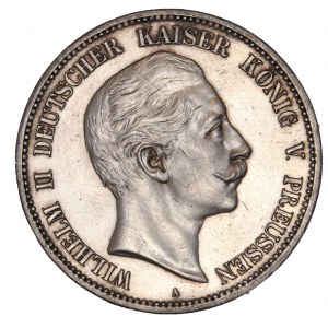 Preussen, Königreich. Wilhelm II. 1888-1918. 5 Mark 1908 A