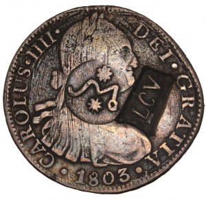 Mexico - Charles IV 8 Reales 1803 Mo-FT