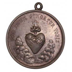 19th Century Silver Religous Medal