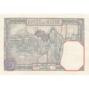 Algeria, 5 Francs, 1933, XF, p77