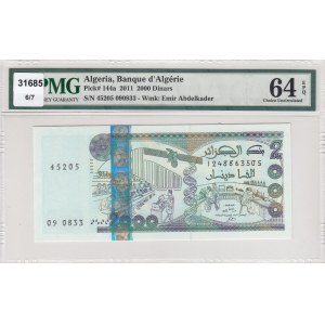 Algeria, 2.000 Dinars, 2011, UNC, p144a