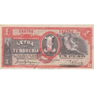 Argentina, 1 Peso, 1914, XF, pS2088