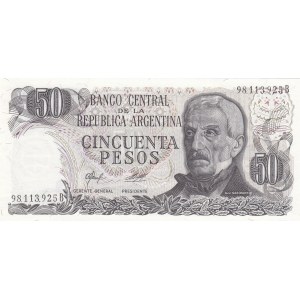 Argentina, 50 Pesos, 1976, UNC, p301