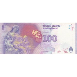 Argentina, 100 Pesos, 2016, UNC, p358c
