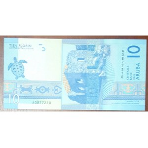 Aruba, 10 Florin, 2019, UNC, pNew, (Total 3 consecutive banknotes)