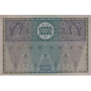 Austria, 10.000 Kronen, 1918, XF, p25