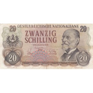 Austria, 20 Schilling, 1956, VF, p136