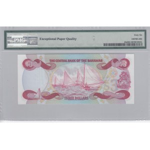 Bahamas, 3 Dollars, 1984, UNC, p44a