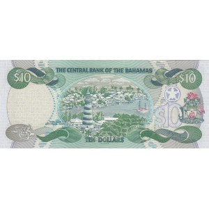 Bahamas, 10 Dollars, 2000, UNC, p64