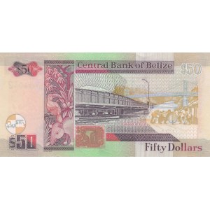 Belize, 50 Dollars, 2016, UNC, p70b