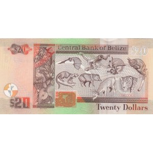 Belize, 20 Dollars, 2017, UNC, pNew