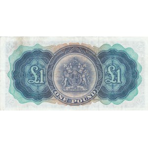 Bermuda, 1 Pound, 1957, XF, p20c
