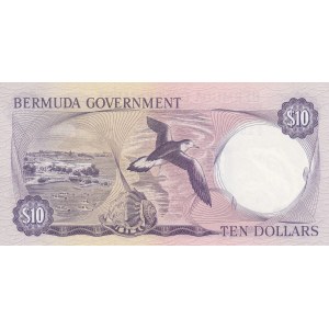 Bermuda, 10 Dollars, 1970, UNC, p25a