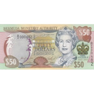 Bermuda, 50 Dollars, 2003, UNC, p56