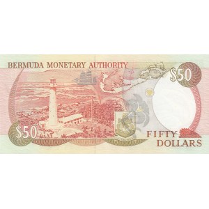 Bermuda, 50 Dollars, 1989, UNC, p58