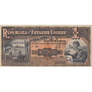 Brazil, 1 Mil Reis, 1917, VF (+), p5a